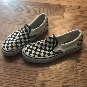 Checkered Vans women’s size 6.5